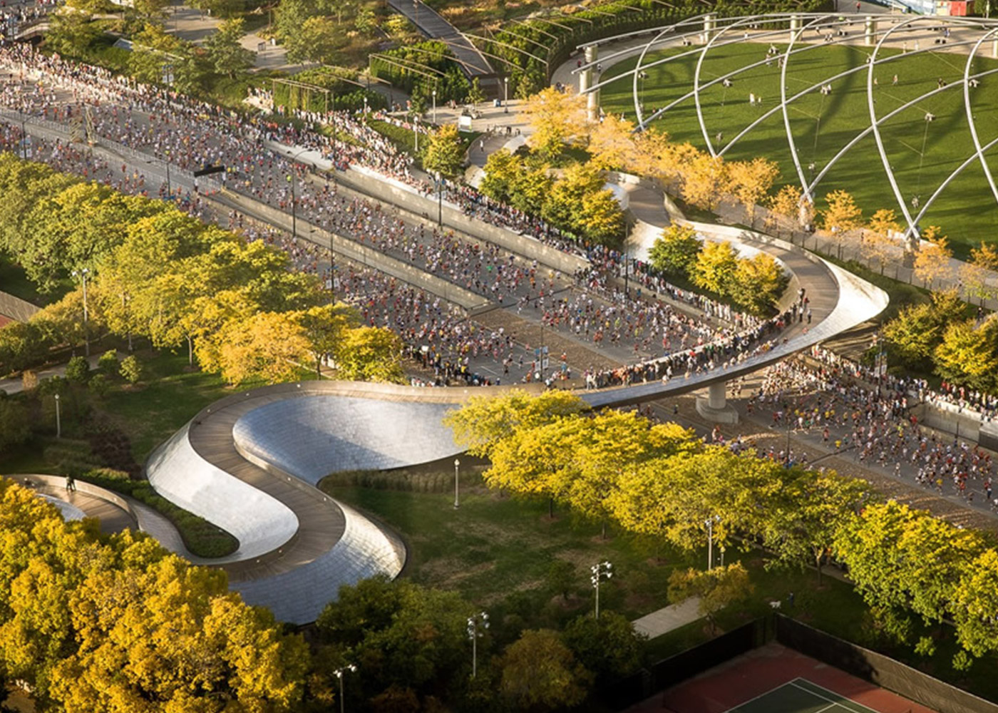 millennium park bridge